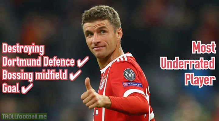Totally Under rated! Thomas Muller 💙