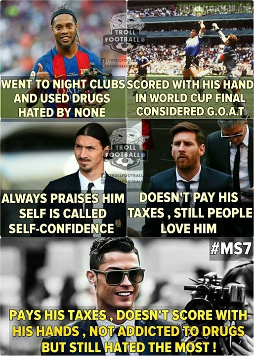Ronaldo for you 😉  No disrespect to any of these legends but what is written are facts!