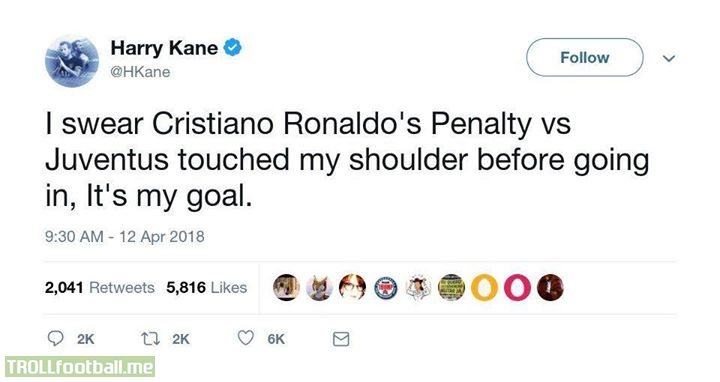 Harry Kane is out to get all the goals.