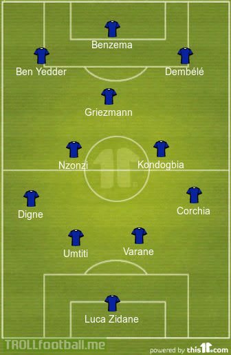 What if the French national team was only composed of Ligue 1 / PL / La Liga / Bundesliga / Serie A players [L'equipe.fr]
