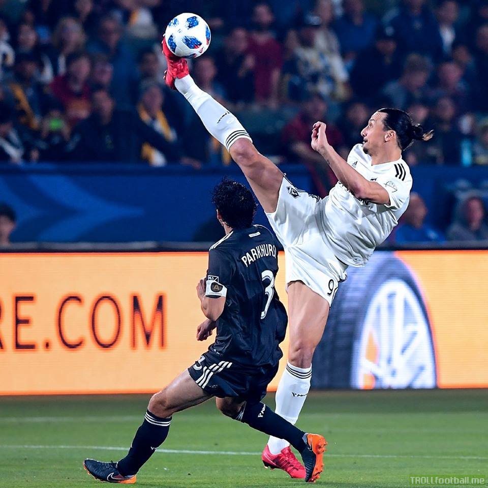 This Zlatan picture from last night game