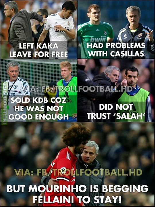 Mourinho Be Like: F*ck Salah,Kdb,Casillas, Kaka. I Just Can't Let Lord Leave.❤😂😂