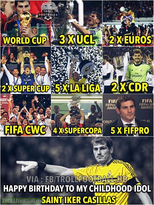 Happy Birthday Iker Casillas 🎂 🇪🇸