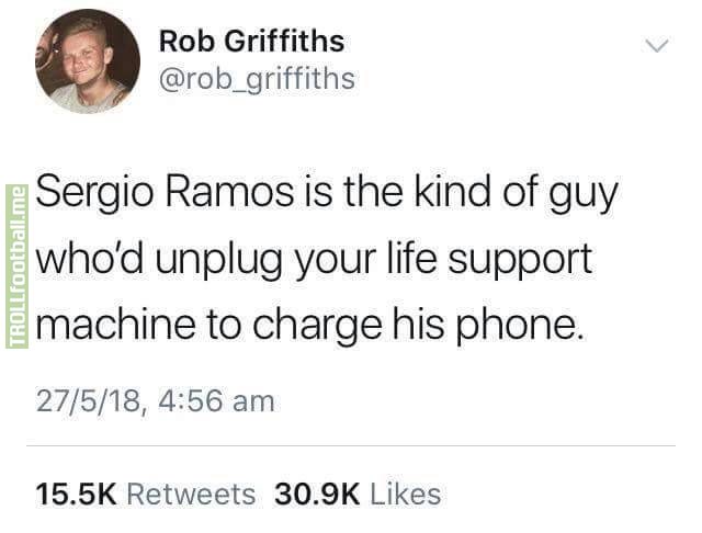 Never seen anything so accurate about Sergio Ramos: