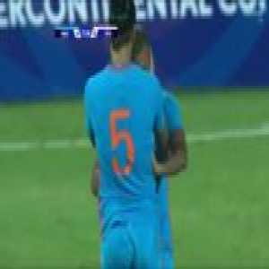 India [5] - 0 Chinese Taipei: Pranoy Halder Smashes it from outside the box (Great Goal)