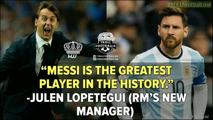 Lopetegui (Real Madrid New Manager)  On Lionel Messi! 😱🔥  MJJ