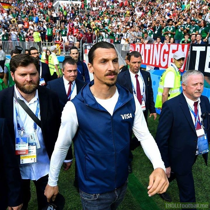 At least Zlatan Ibrahimovic wasn't lying when he said he was going to the World Cup.