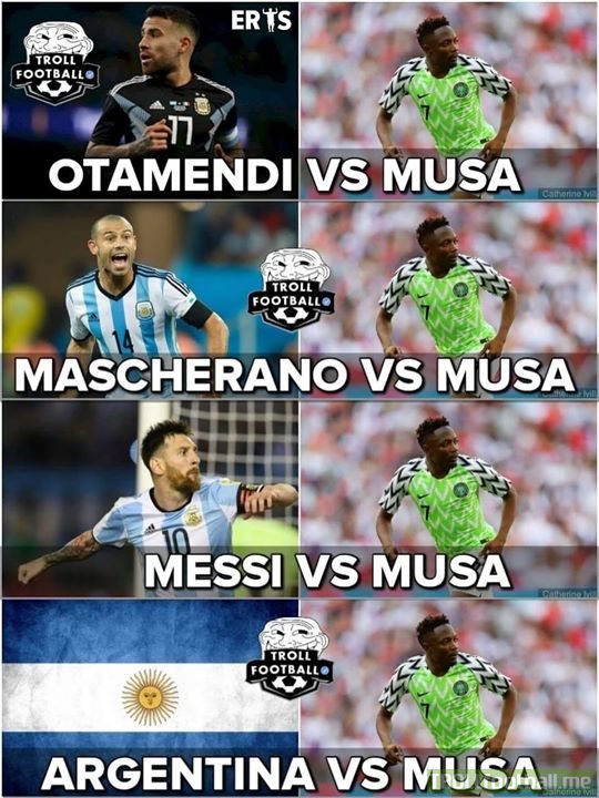 After musa performance against ICELAND,he practically became better than the whole Argentine squad XD