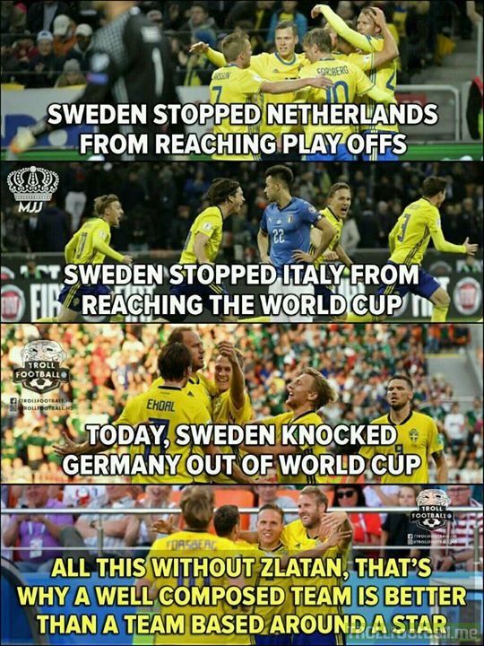 Sweden Without Zlatan Is Much Better!😏🔥