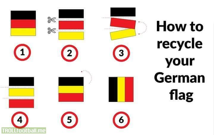 How to recycle you German Flag