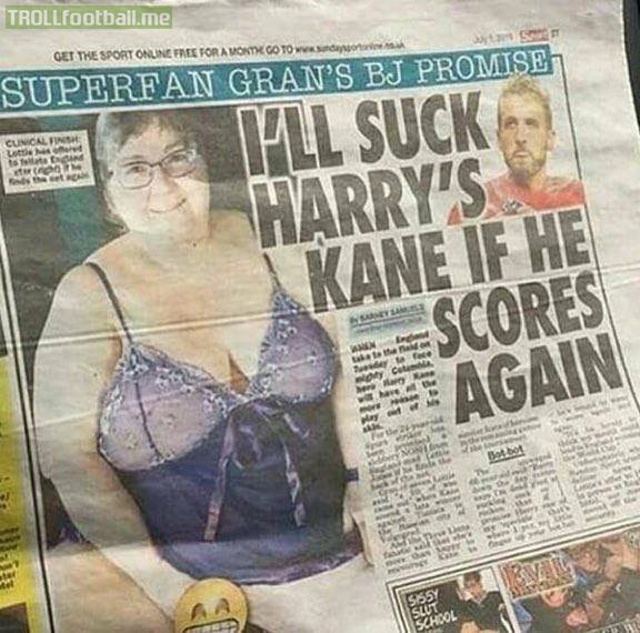 The reason why Harry Kane didnt score today..
