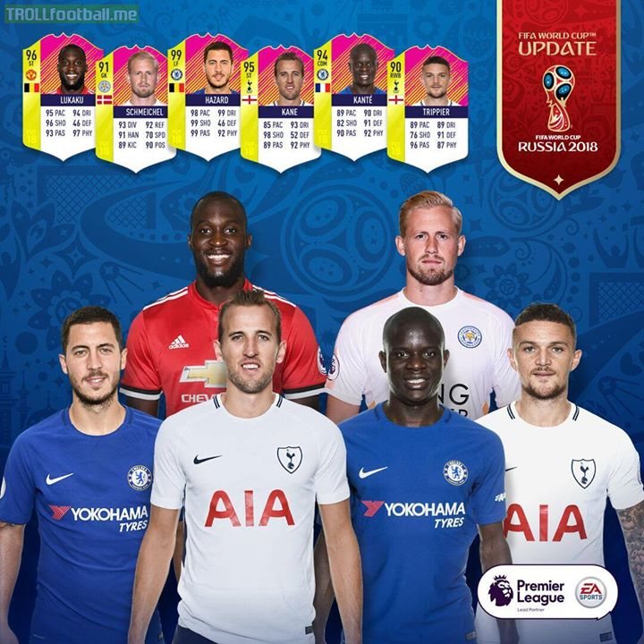 It's been a fabulous tournament in Russia - take a look at the Premier League stars who made the FIFA Festival of Futball Team of the Tournament...