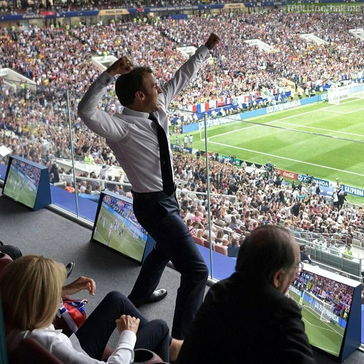 President Of France,WHAT A PASSION!😍🔥