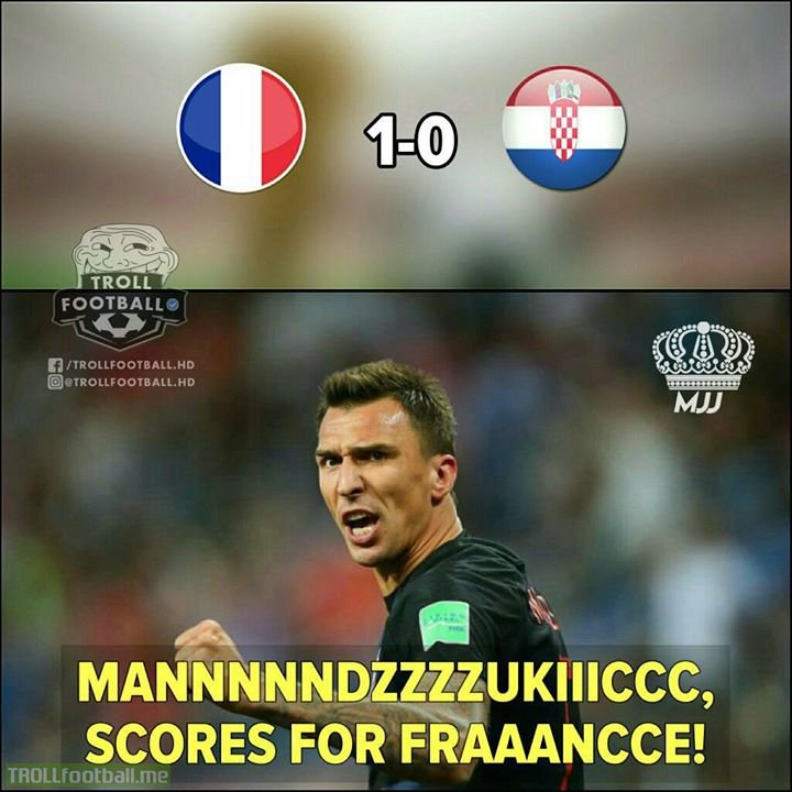 What A Own Goal By Mandzukic!🙌😂😂😂