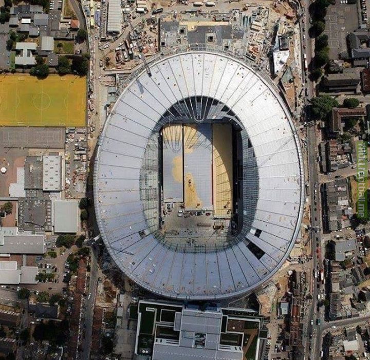 Who else thinks Tottenham's new stadium looks just like a toilet seat? 🚽
