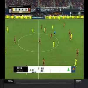 Malcom (Barcelona) goal vs. Roma ([2]-1)