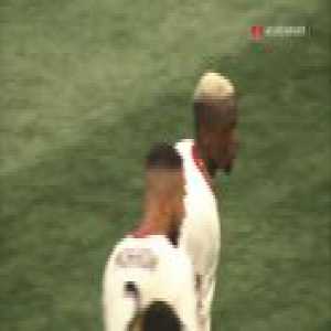 Chris Mavinga (Toronto FC) straight red card against Atlanta United after the final whistle