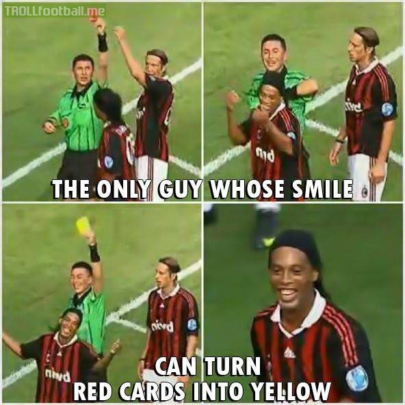 If you hate Ronaldinho, you need to see a doctor.