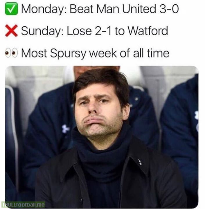 It doesn't get more Spursy 😂