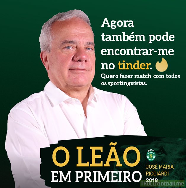One of the candidates to Sporting presidency created a Tinder profile to match with the supporters