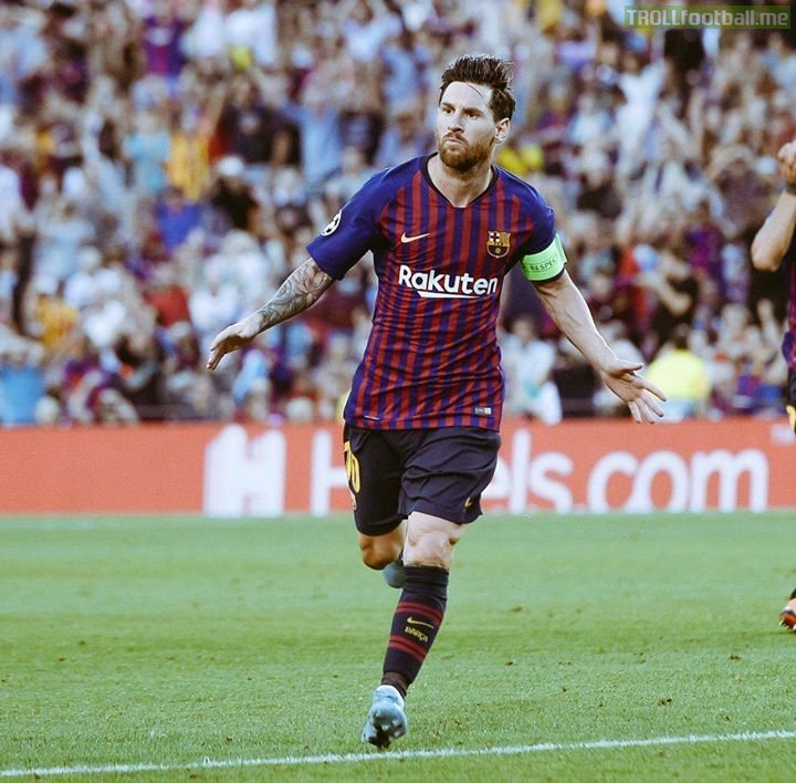 Lionel Messi is the first player in Champions League history to score 8 hat-tricks in the competition.  🐐
