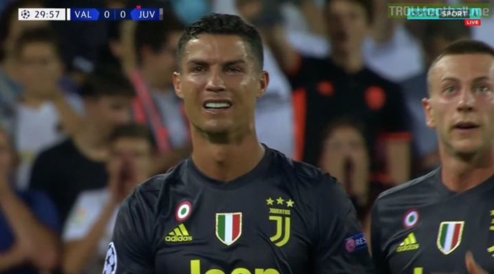 That moment you realise you've left Real Madrid and the referees aren't your teammates anymore.