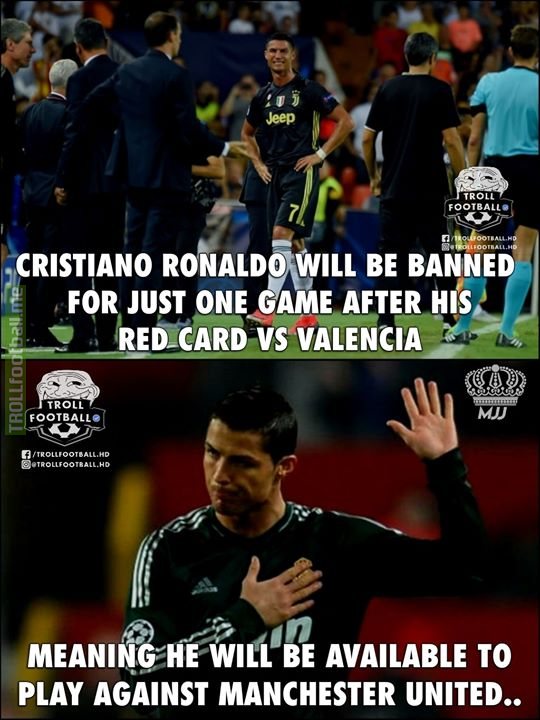 For This Who Thought Cristiano Ronaldo Will Not Play Against Manchester United In UCL..💪