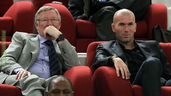 Why do people think Zidane will fail at United? Spamming crosses, 442 and black magic. He's the new Fergie.
