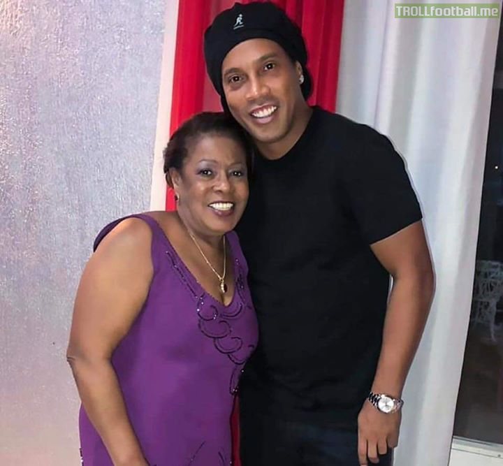 Today is Ronaldinho’s mother’s birthday. I have only one thing to say. Thank you for giving birth to the man who made football even more beautiful and magical! 😍😍. LeftFooty365