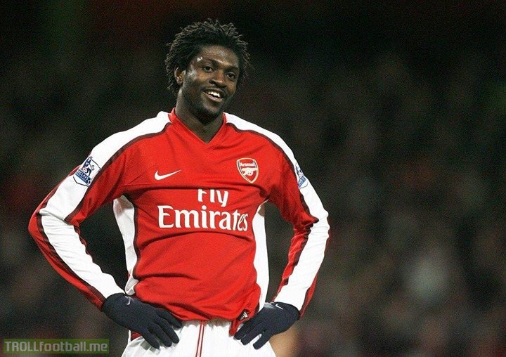 🗣 Emmanuel Adebayor on Arsenal:  "I was the strongest player on the team, despite the fact that I weighed 73kg. Chelsea had Essien and Ballack in midfield. We had Rosicky. If you said as much as "how are you" to him, he would then be injured for 2 and a half months."