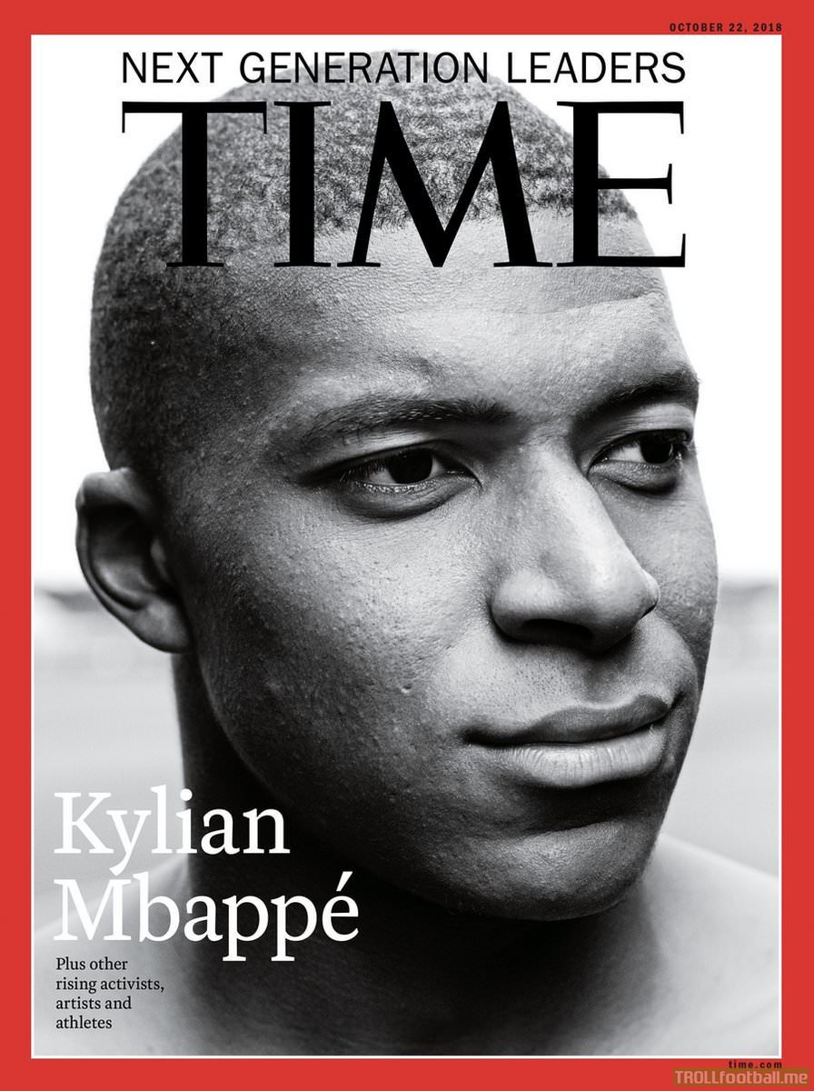 Kylian Mbappé has made the cover of TIME magazine