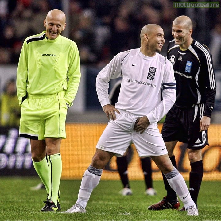 Three legends. One Picture. No Hair. 😉