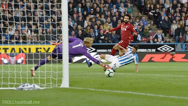 Mohamed Salah's first-half strike is the difference as Liverpool FC defeat Huddersfield to move back up to second in the PL table  All three unbeaten sides win on Saturday in the Premier League...