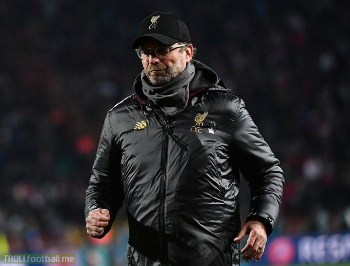 Jurgen Klopp when asked if he can point his finger on what went wrong tonight: "I only have 10 fingers."  😂