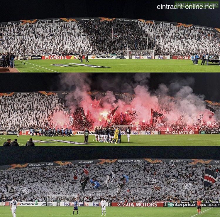 5000 Eintracht Frankfurt fans supported their team in yesterdays Europa League away win against Limassol in Cyprus, representing 80% of the entire attendance