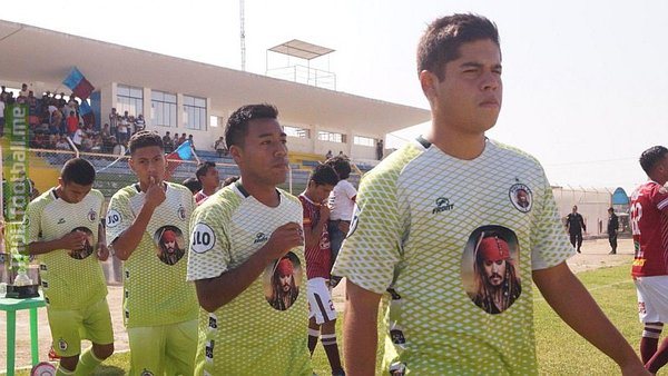 Until yesterday, a 2nd division Peruvian team had a Jack Sparrow photo as their club logo