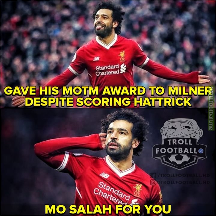Great gesture from Salah