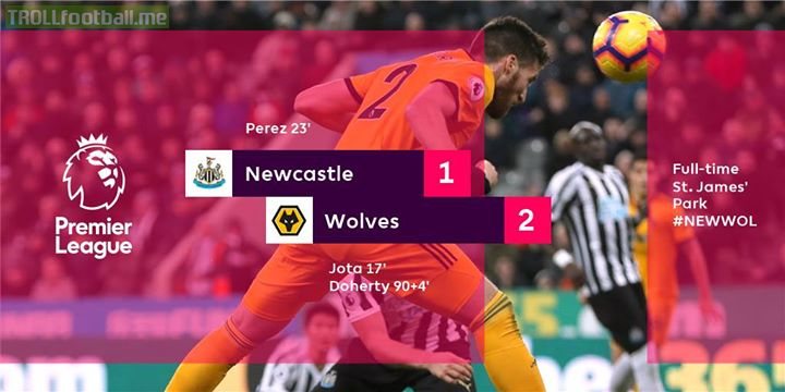 Late drama at St. James' Park as Wolverhampton Wanderers FC move into the top-half