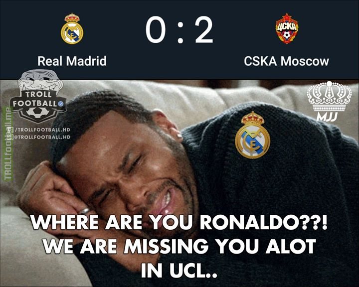 Poor Real Madrid. Fans.😂😂😭😭😂😂
