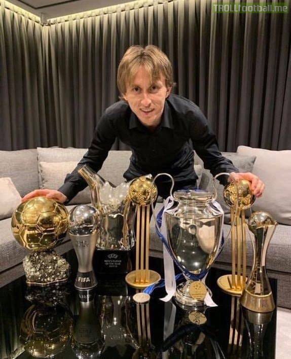 Luka Modric's 2018: In One Picture.🐐🔥