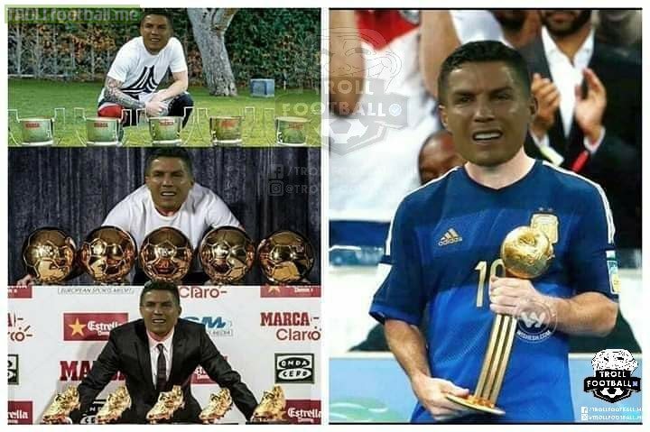 All the hard work put by CR7 meant that he should have won all these awards and not a diminutive Argentinian. We made the red card right, and against let's start the JusticeForCR7 movement. Join with us and take a stand against injustice.