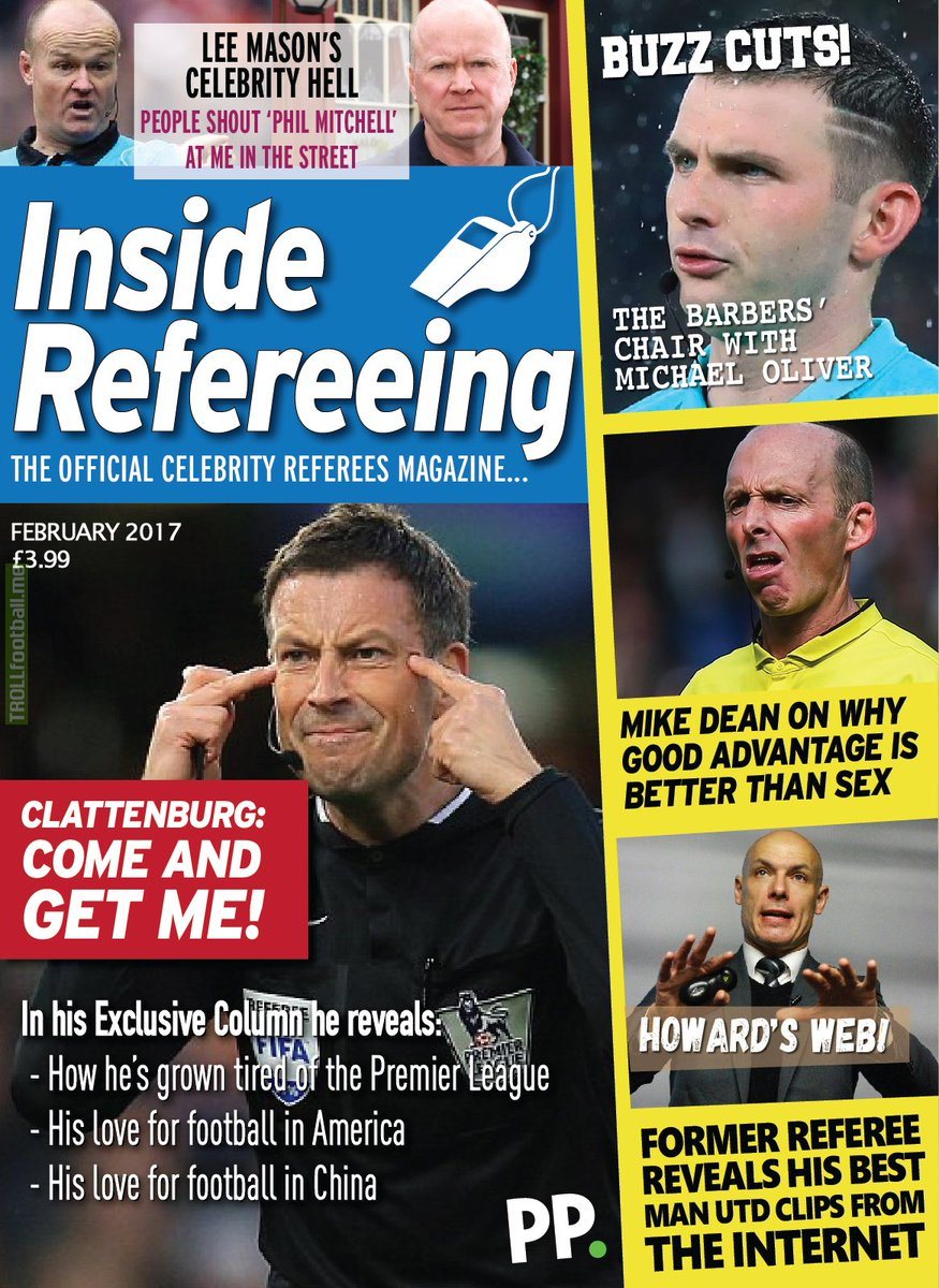 Inside Refereeing - "A Good Advantage Is Better Than Sex"