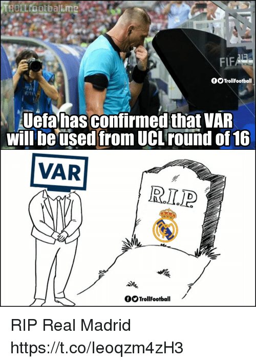 VAR will be used from UCL RO16 onward