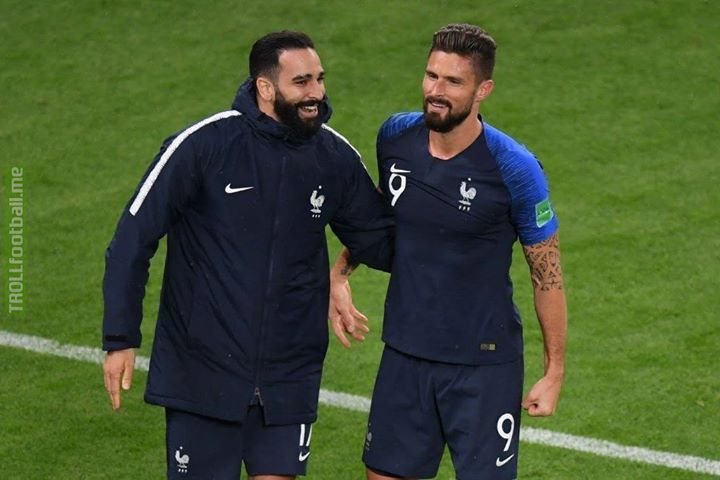 Adil Rami: "After the World Cup Final, the President of Croatia looked at me and said 'nice moustache'. And I told her, 'I love Mykonos'."  "Then, Olivier Giroud looks at me and says: 'Are you stupid? Mykonos is Greece."