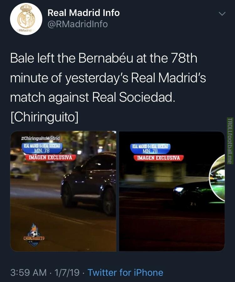 Bale said fuck this shit and left😂😂