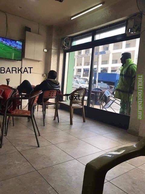 The King of Jordan invited a street cleaner to watch Jordan’s 2nd Asian Cup game with him after a photo of the man watching the previous game went viral
