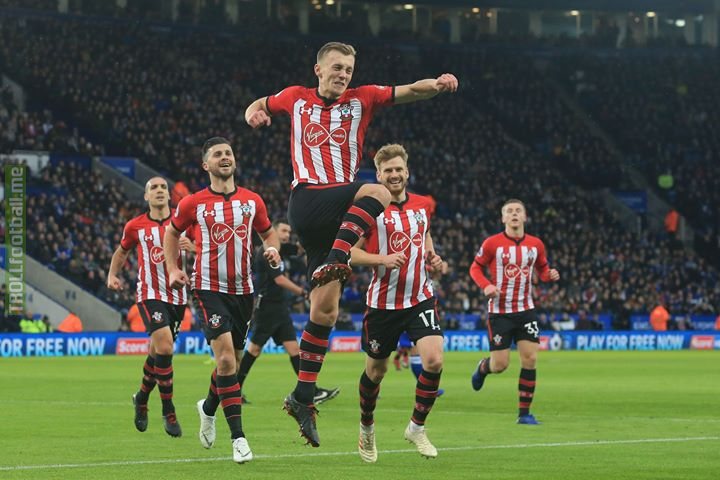 10-man Southampton beat Leicester to climb out of the bottom three while there are big wins for Burnley, Watford and Liverpool