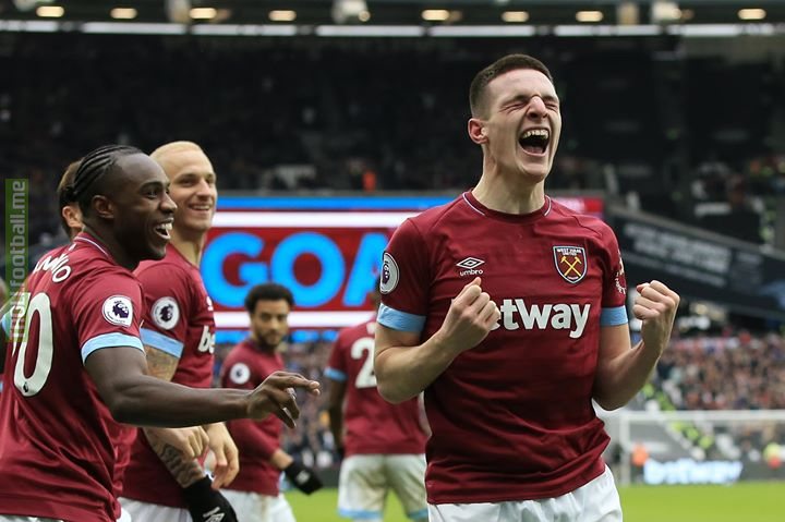 West Ham 1-0 Arsenal   Declan Rice’s 1st Premier League goal gives the Hammers victory in front of their biggest home crowd
