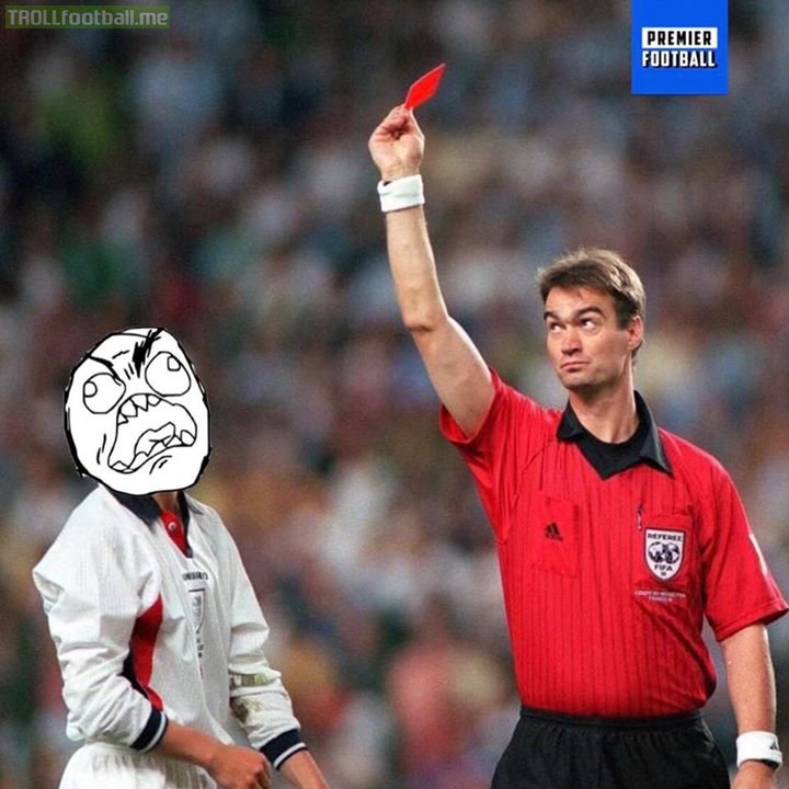 The first player I think of when I see a red card is… 🤔😂