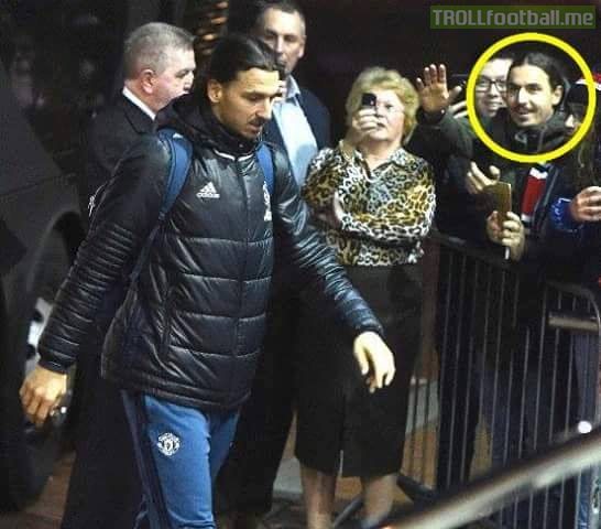 Never forget the time Zlatan Ibrahimović was desperately trying to get an autograph from Zlatan Ibrahimović.